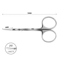 Nagelhautschere HERA CO 728 – 20 mm, klassische geboge