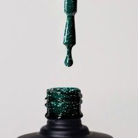 UV Gel Polish DB004 Dark Petrol Glitter 12ml 3