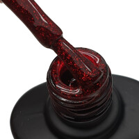 UV Gel Polish DB039 Dark Red Glitter 12ml 2