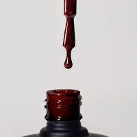 UV Gel Polish DB039 Dark Red Glitter 12ml 3
