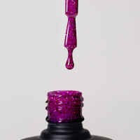 UV Gel Polish DB019 Showgirl magenta glitter 12ml 3