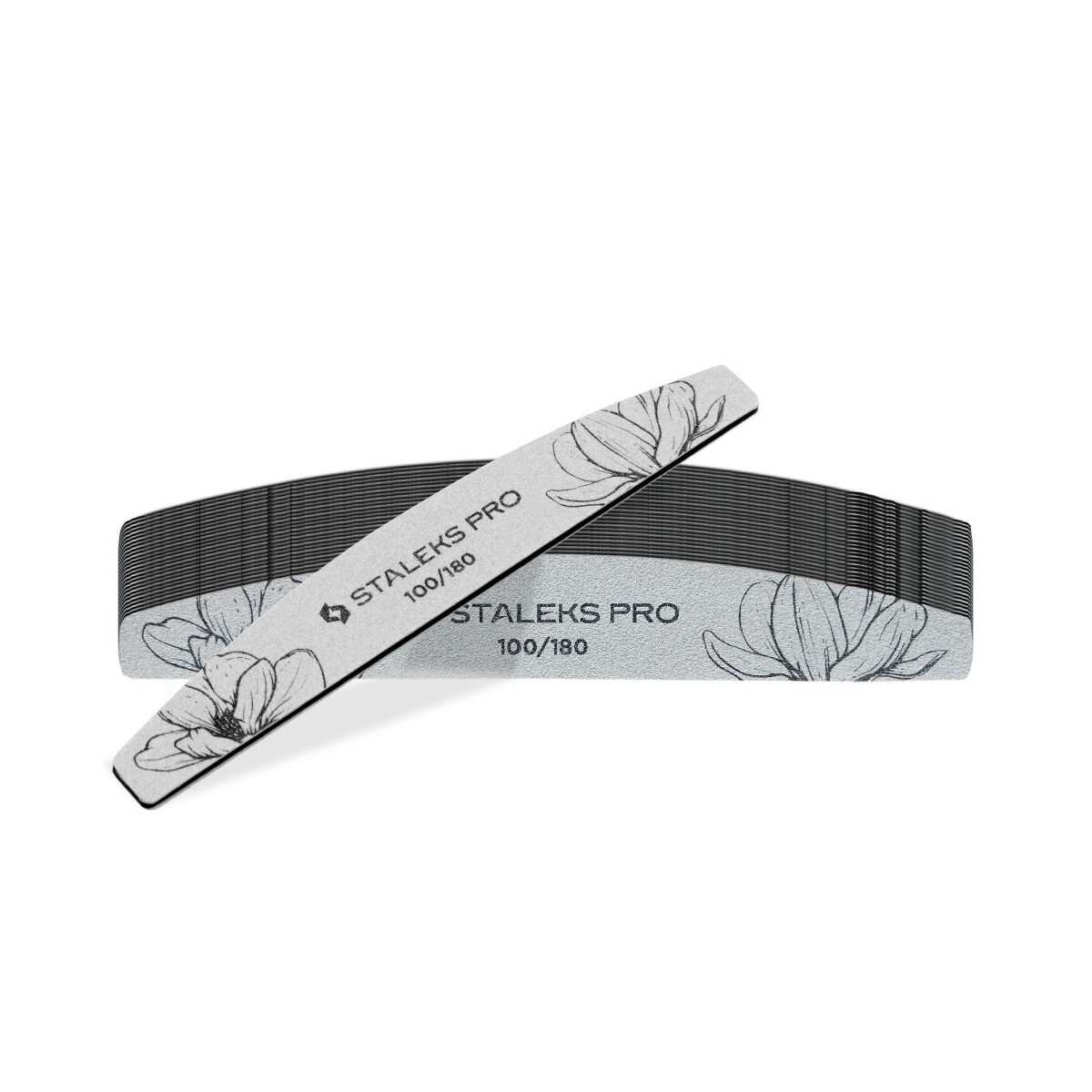 EXPERT 40 Halbmond Mineral-Nagelfeile 100/180 Grit (25 Stk.)