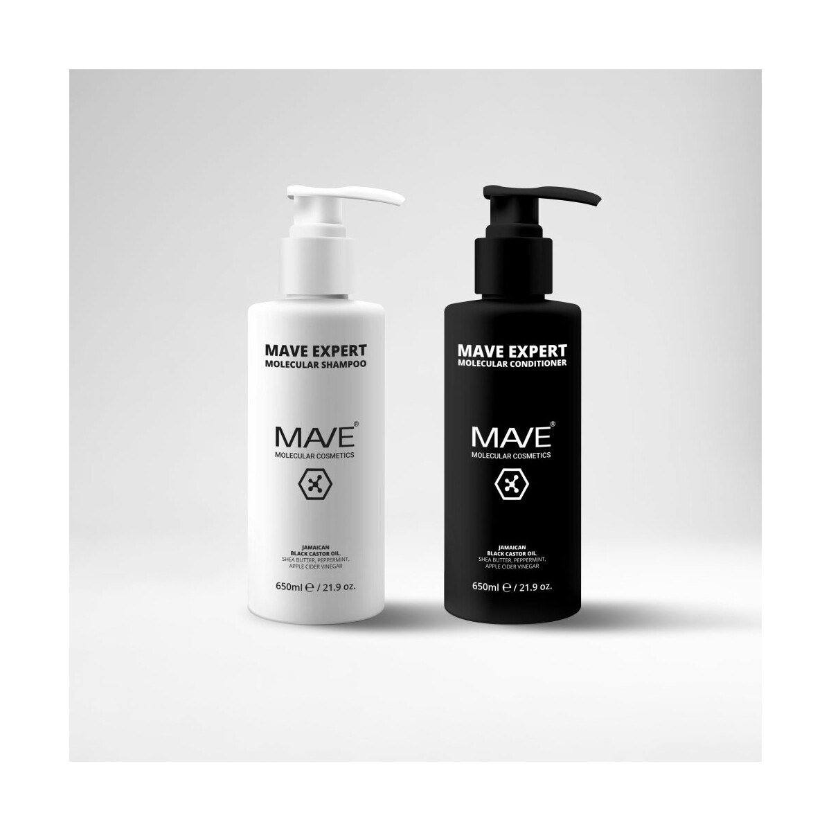 Molecular Shampoo & Conditioner Set (2 × 650 ml)