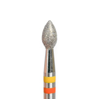 KMIZ Diamant Bit Flamme TWIN (gelb-roter Ring
