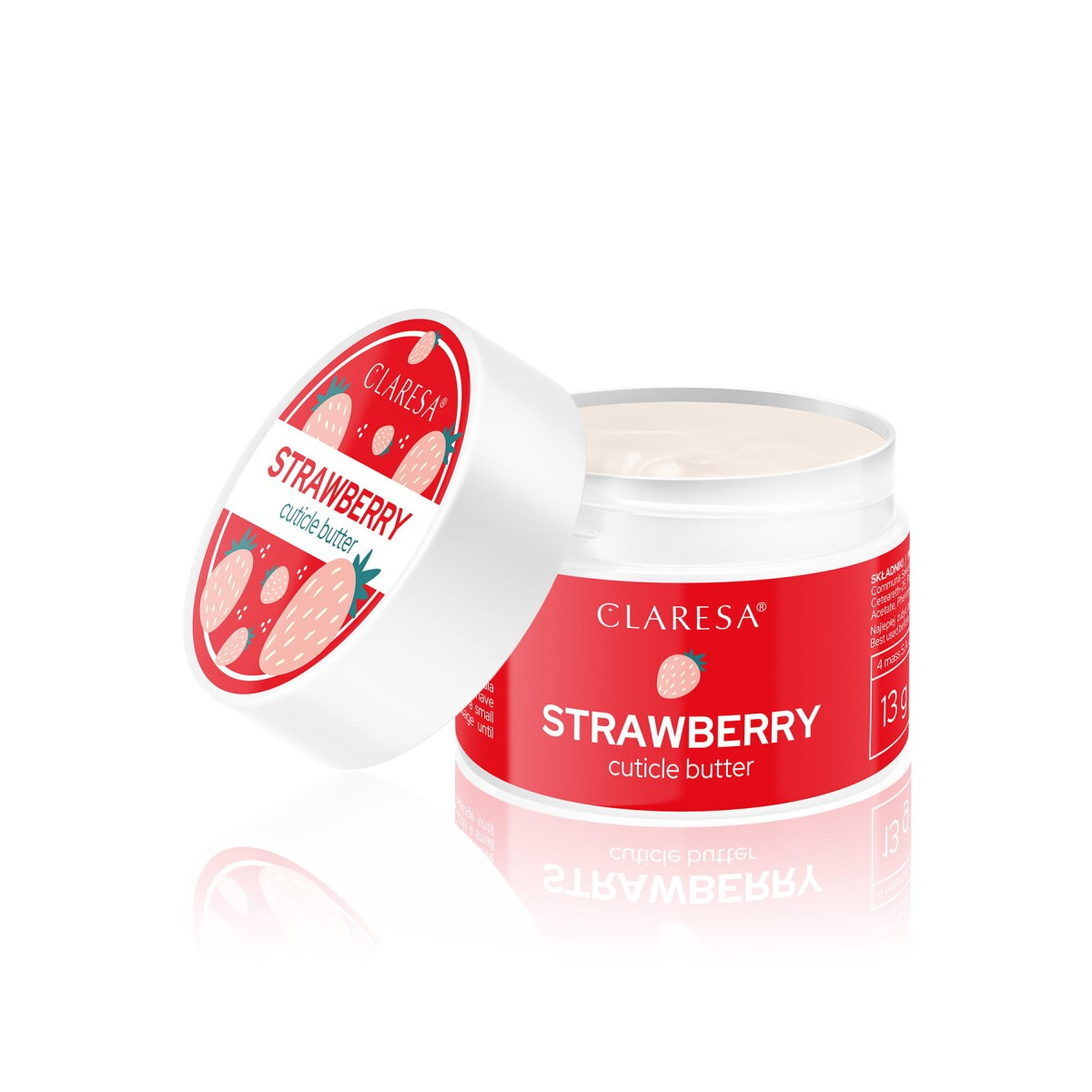 CLARESA CUTTICLE BUTTER STRAWBERRY 13g box
