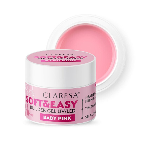 CLARESA SOFT&EASY BUILDER GEL BABY PINK 12g