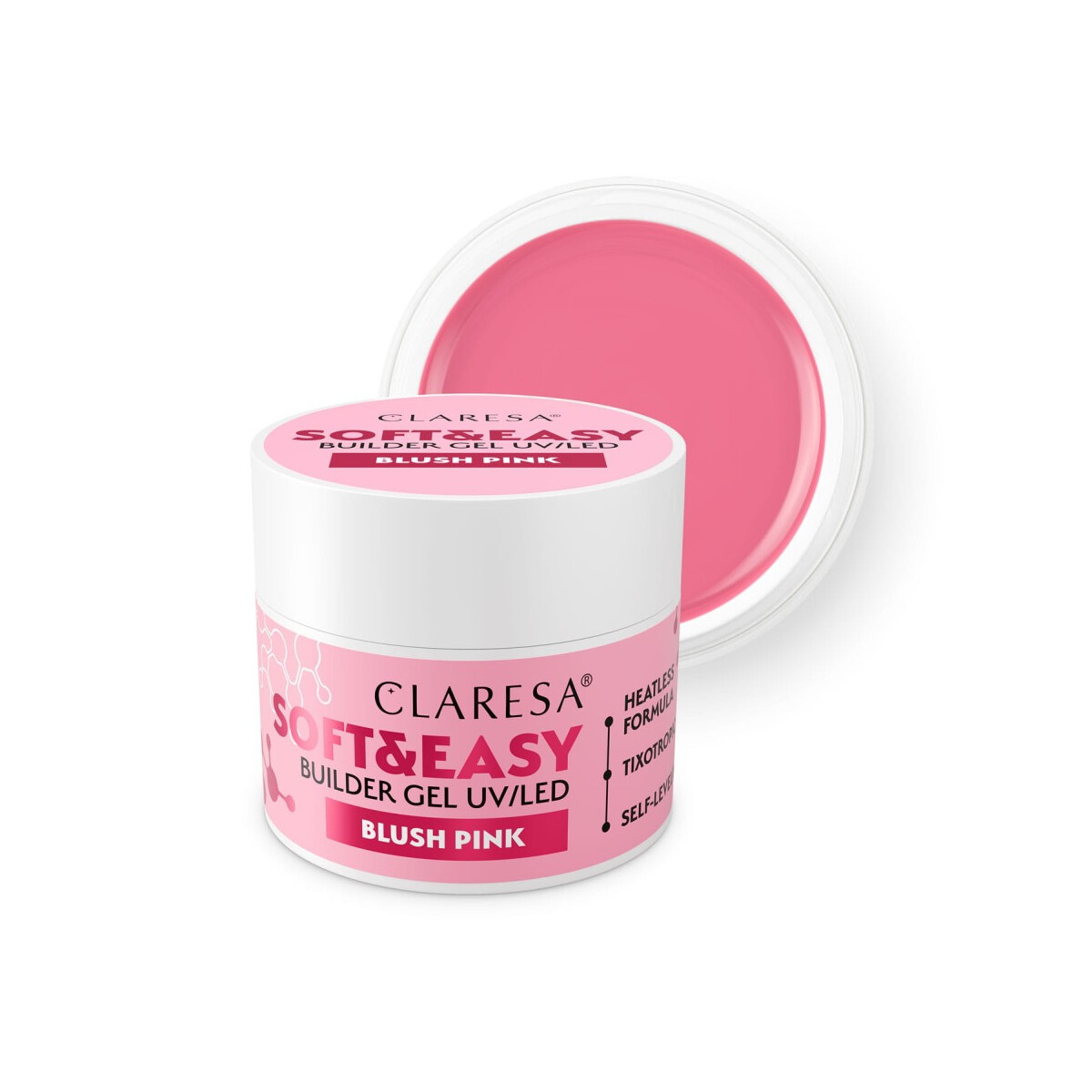 CLARESA SOFT&EASY BUILDER GEL BLUSH  box