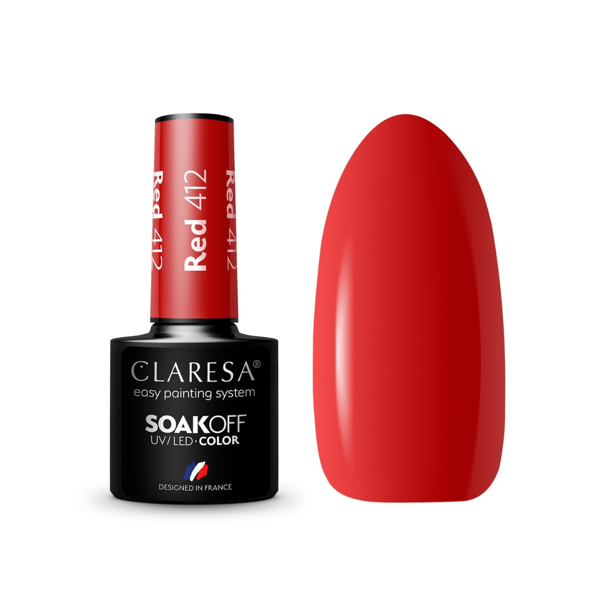 CLARESA RED 412 5g box