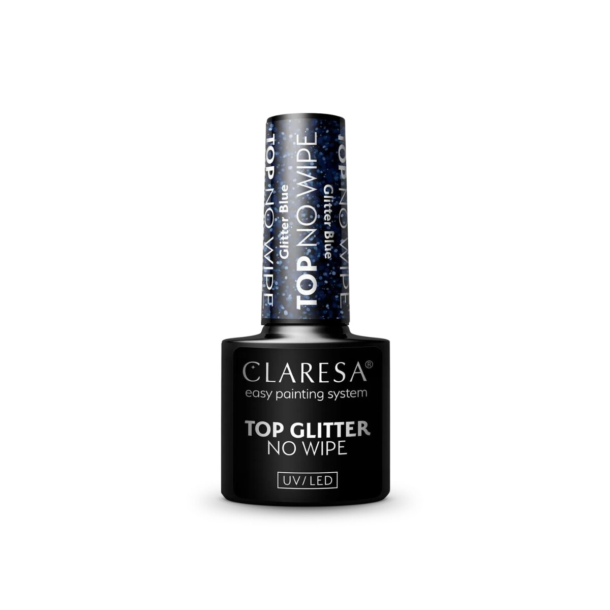 CLARESA TOP NO WIPE GLITTER BLUE 5g