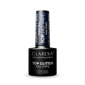 CLARESA TOP NO WIPE GLITTER BLUE 5g