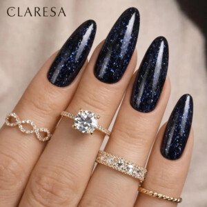 CLARESA TOP NO WIPE GLITTER BLUE 5g
