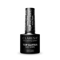 CLARESA TOP NO WIPE GLITTER SILVER 5g gallery