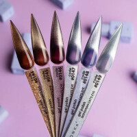 COLOR GEL POLISH "DNKa", 12 ml #0148 Cats Eye (NEW