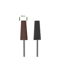 Silikon Polierer Flachkegel ø6mm Grau 150 Grit 2