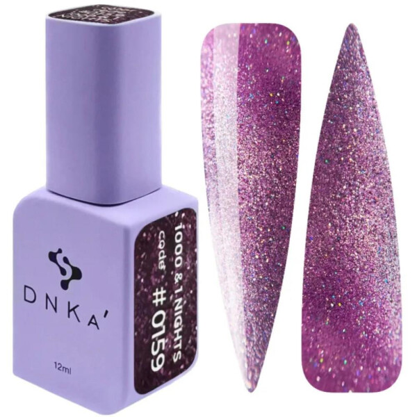 COLOR GEL POLISH "DNKa", 12 ml #0159 1000 & 1 NIGHTS Cat´s eye (NEW #026)