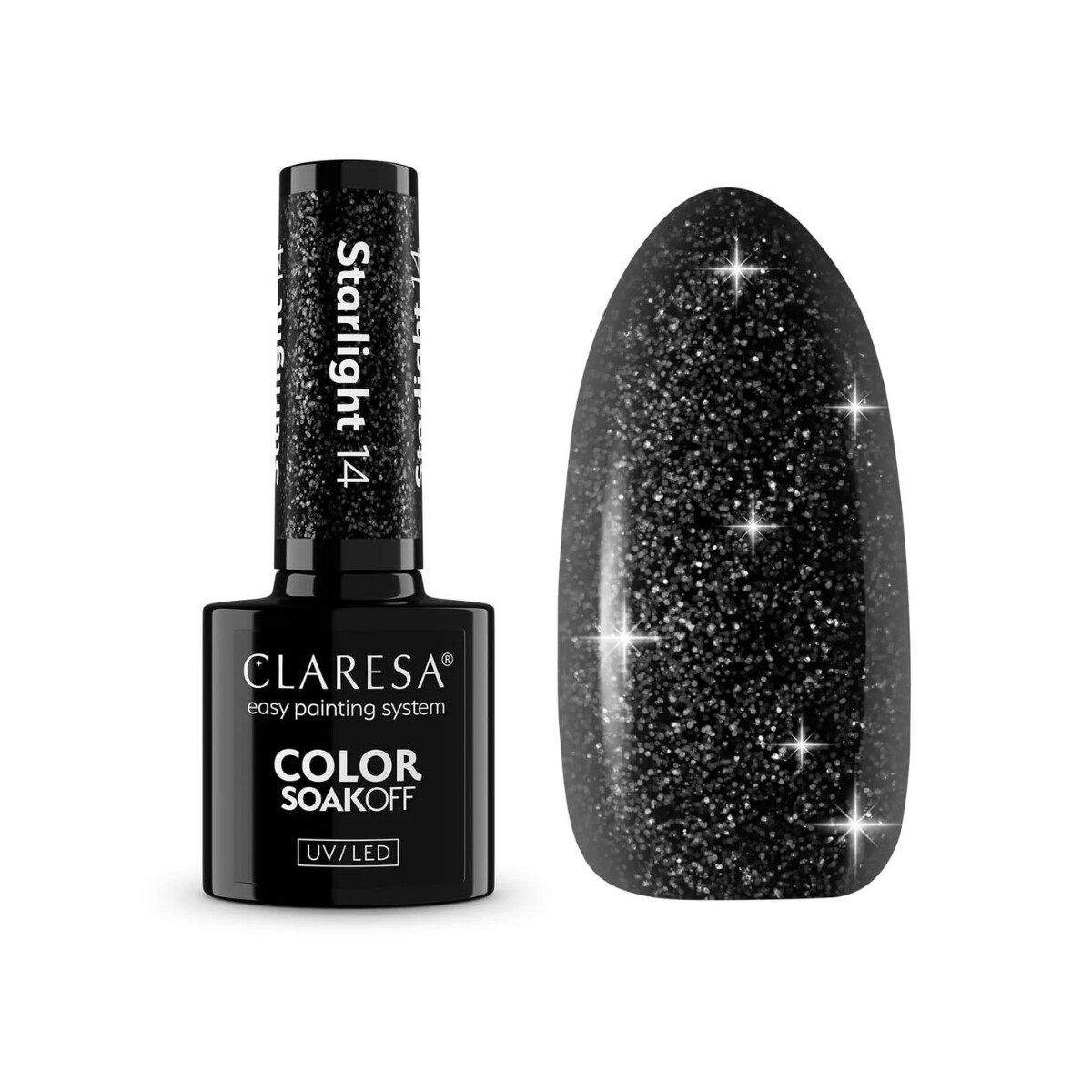 CLARESA GEL NAIL POLISH STARLIGHT 14 - 5g Limited