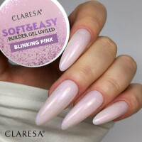 CLARESA SOFT&EASY BUILDER GEL BLINKING PINK