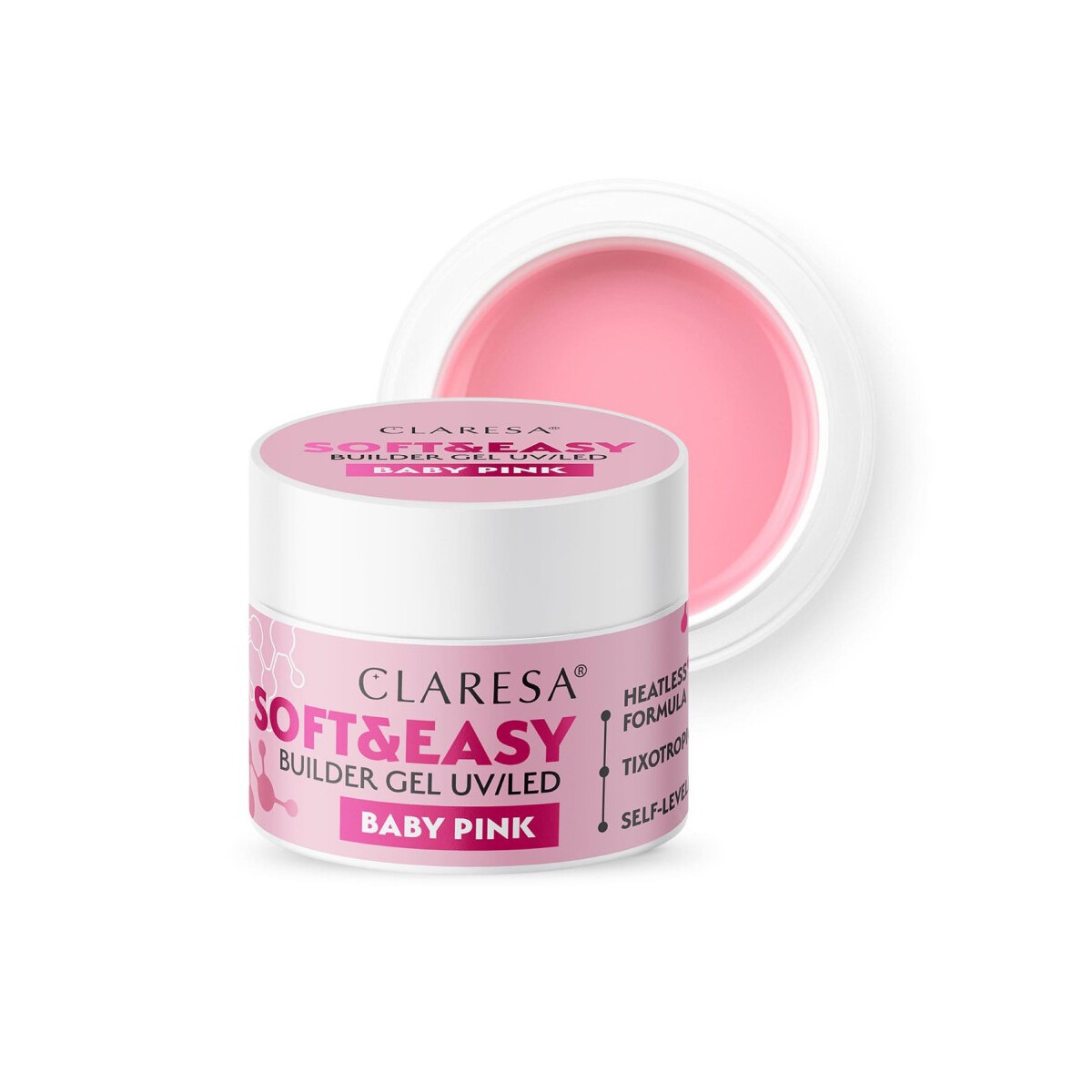 CLARESA SOFT&EASY BUILDER GEL BABY PINK