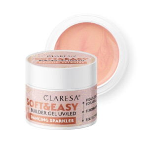 CLARESA SOFT&EASY BUILDER GEL DANCING SPARKLES