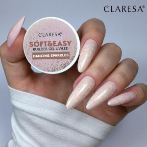 CLARESA SOFT&EASY BUILDER GEL DANCING SPARKLES