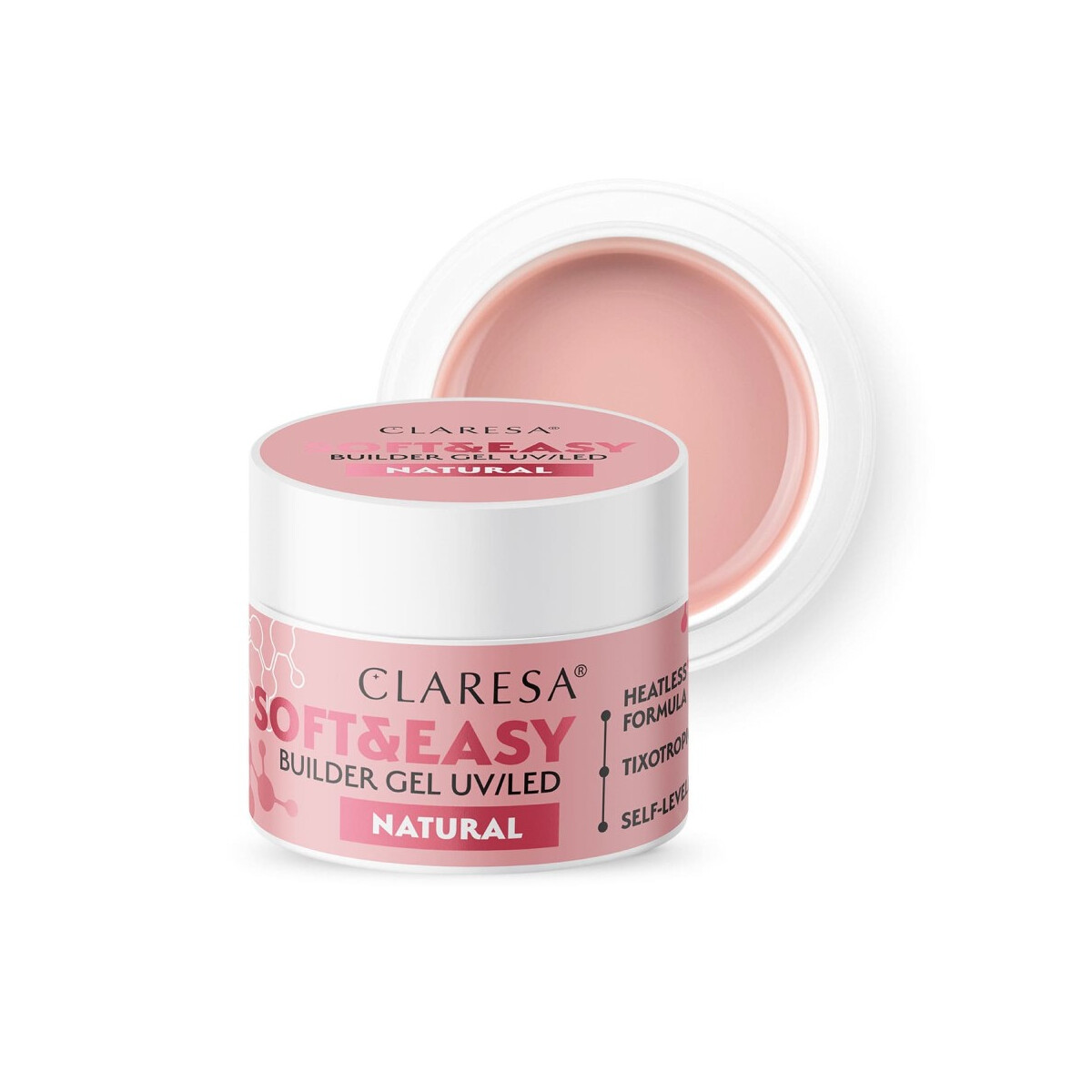 CLARESA SOFT&EASY BUILDER GEL NATURA box