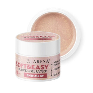 CLARESA SOFT&EASY BUILDER GEL SHIMMERY
