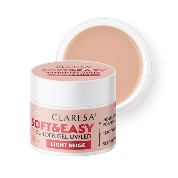 CLARESA SOFT&EASY BUILDER GEL LIGHT BEIGE