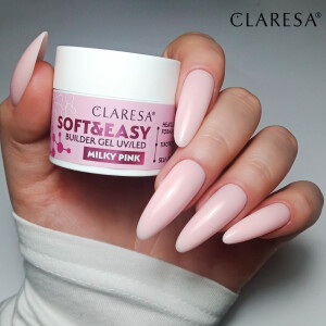 CLARESA SOFT&EASY BUILDER GEL MILKY PINK