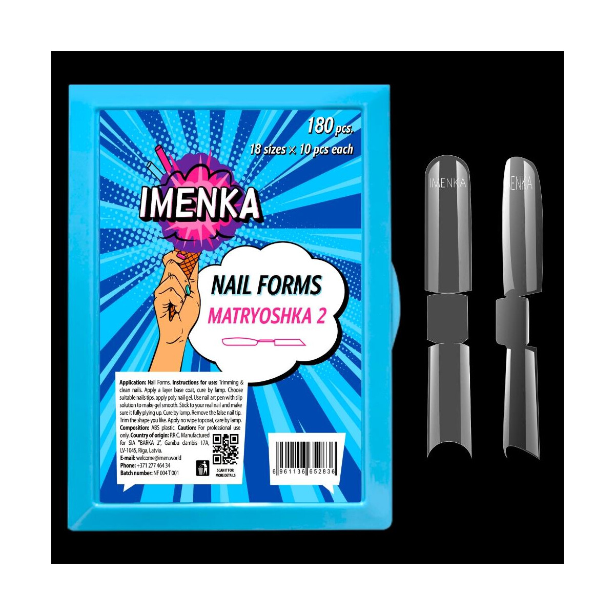 Nail Forms "Matryoshka 2"  New Version