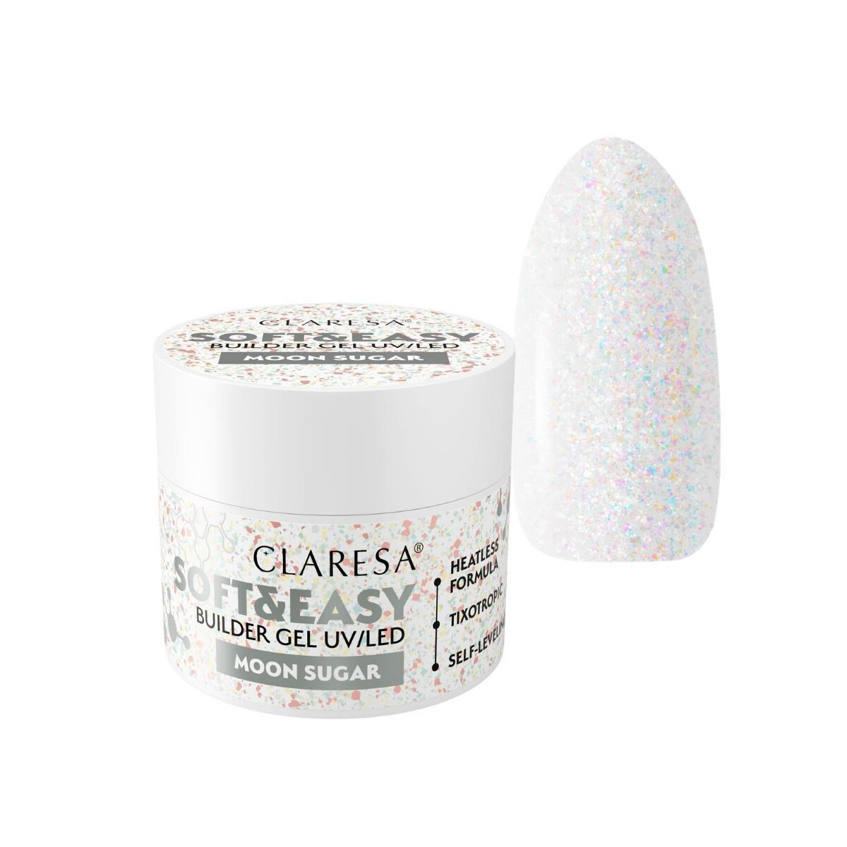 CLARESA SOFT&EASY BUILDER GEL MOON SUGAR 45g