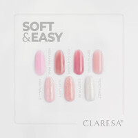 CLARESA SOFT&EASY BUILDER GEL DUSTY BLOOM 12g 3