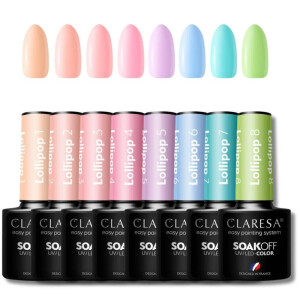 CLARESA LOLLIPOP COLLECTION Gel Polish Set 8x5g
