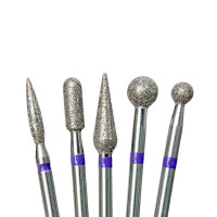 KMIZ Diamant Bit-Set „Silk“ (5-teilig,lila Ring)